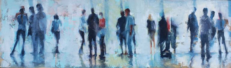 Original Figurative People Painting by Igor Shulman