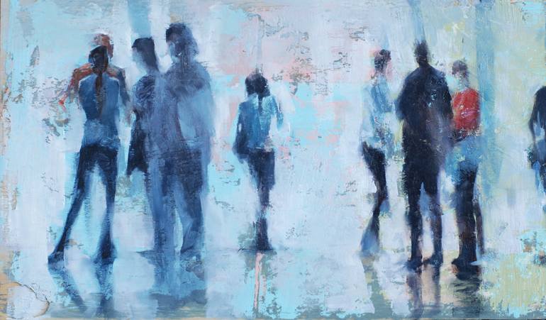 Original Figurative People Painting by Igor Shulman