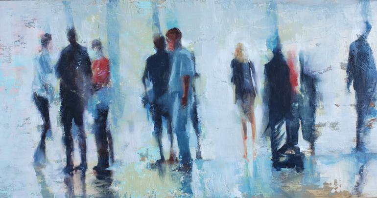 Original Figurative People Painting by Igor Shulman