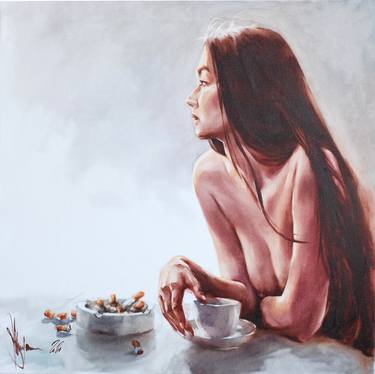 Saatchi Art Artist Igor Shulman; Painting, “Breakfast too long” #art