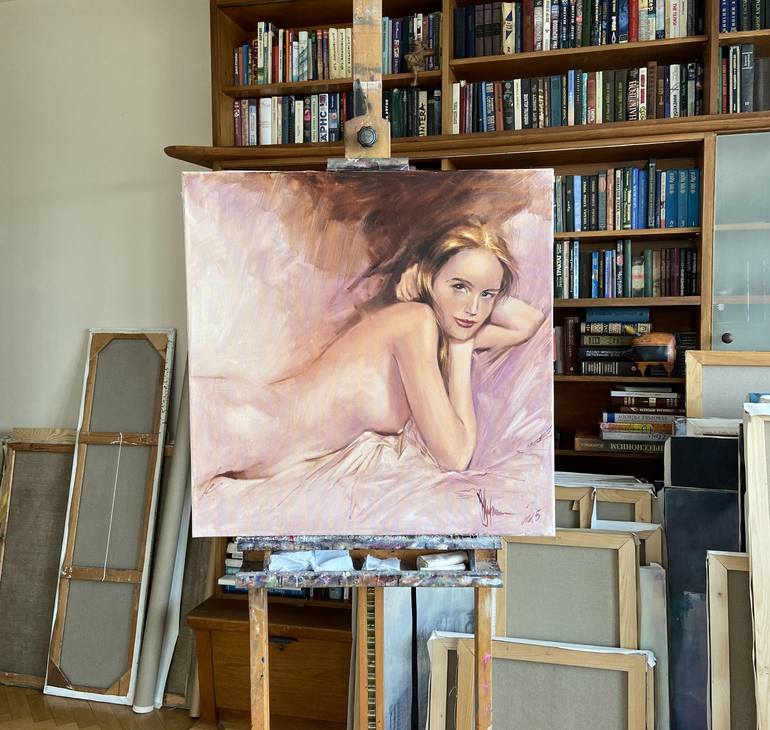 Original Figurative Erotic Painting by Igor Shulman