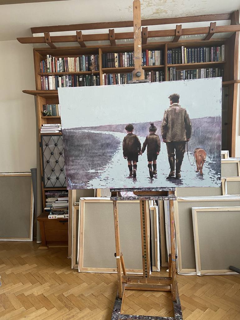 Original Family Painting by Igor Shulman