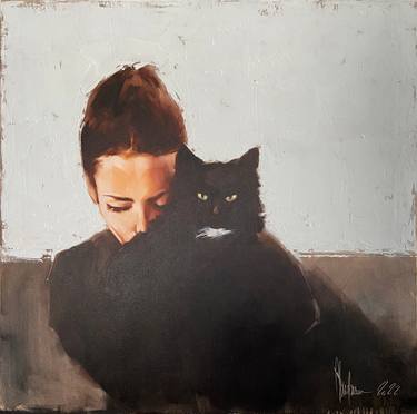 Print of Cats Paintings by Igor Shulman