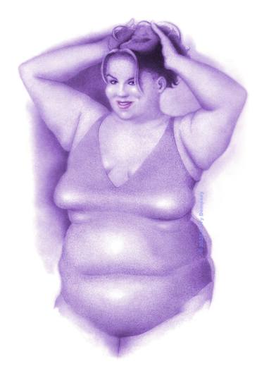 BBW with Hands in Hair (lavender) thumb
