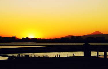 Sunset & Mt.Fuji thumb