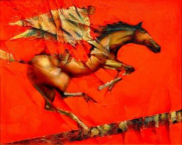 Print of Fine Art Horse Paintings by Stoyan Evtimov