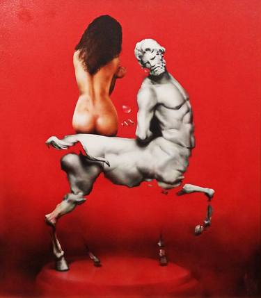 Print of Figurative Nude Paintings by Stoyan Evtimov