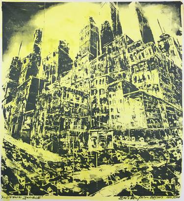 Print of Cities Printmaking by Bert Esenherz