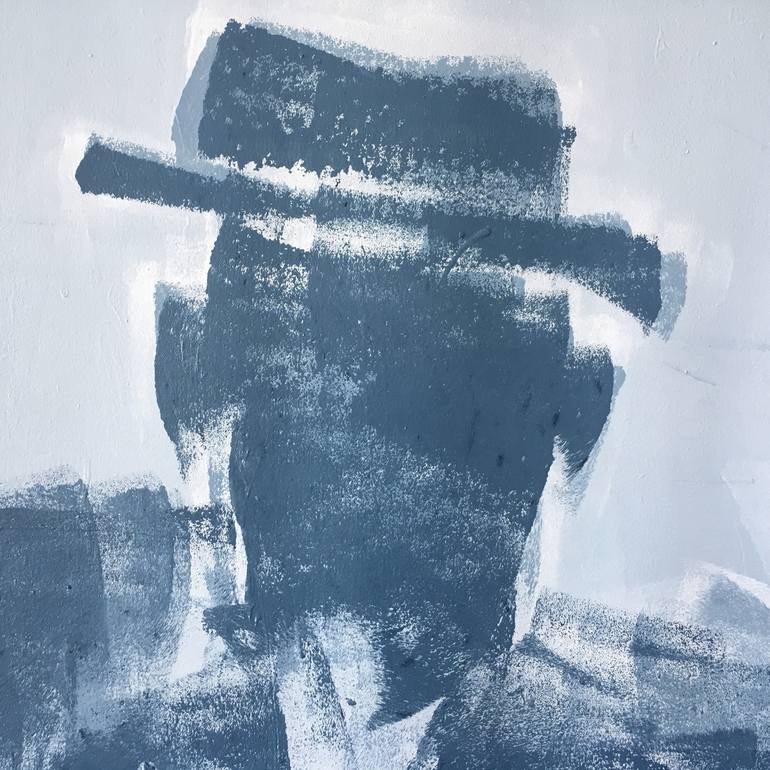 Original Impressionism Men Painting by Bert Esenherz