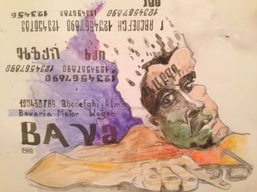 Original Dada Body Paintings by Mko Shekh