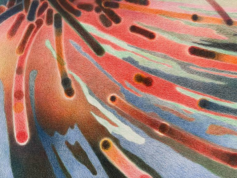 Original Minimalism Abstract Drawing by Tamar Giorgadze