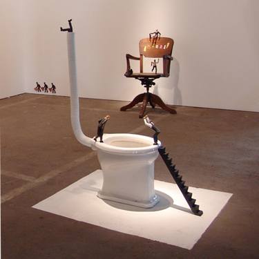 Original Dada Humor Installation by sergio meirana