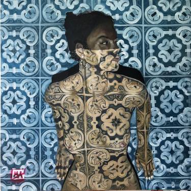 Original Figurative Patterns Paintings by Mark Armstrong