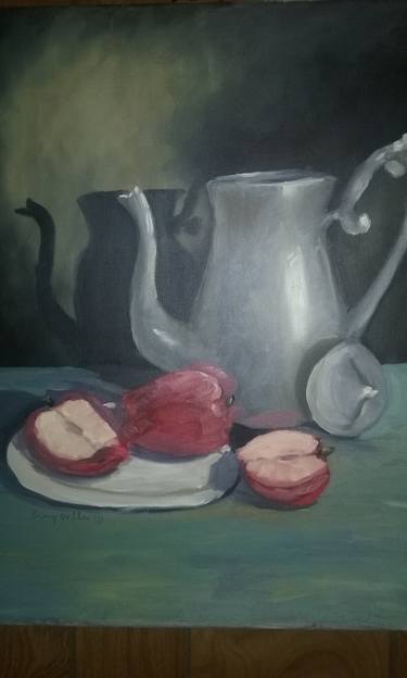 Original Food & Drink Painting by Barry Miller