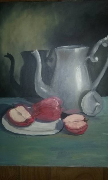 tea pot with apples thumb