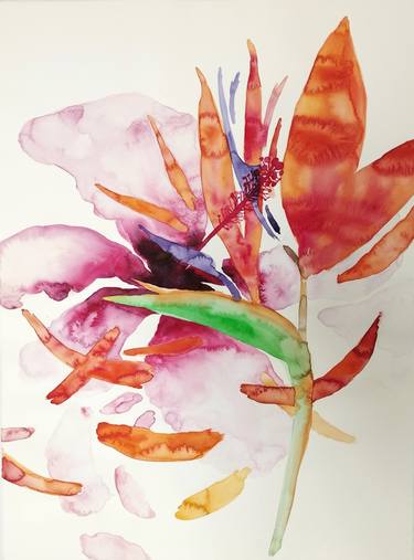 Original Figurative Floral Paintings by Marija Čolić