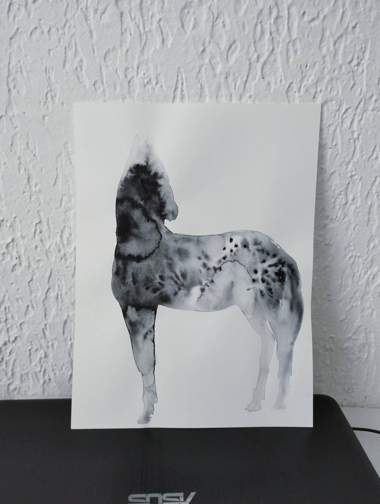 Original Abstract Horse Painting by Marija Čolić