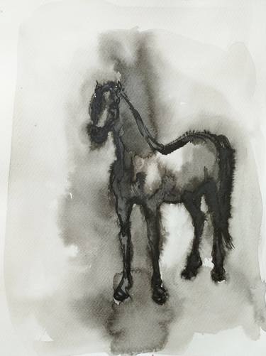 Horse sketch thumb