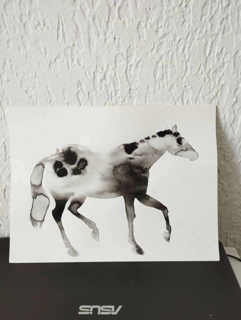 Original Abstract Horse Painting by Marija ČOlić