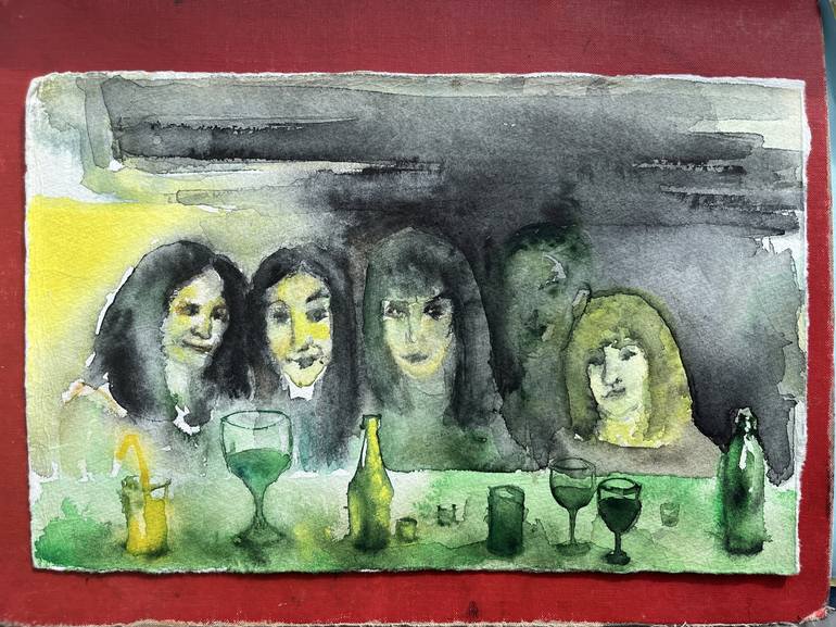 Original Expressionism Women Painting by Marija Čolić