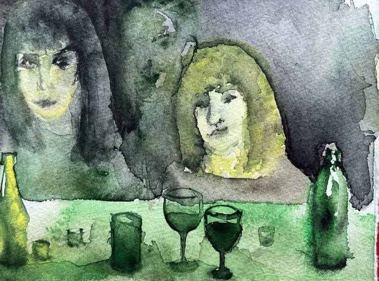 Original Expressionism Women Painting by Marija Čolić