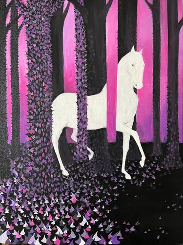 Original Figurative Horse Painting by Marija ČOlić