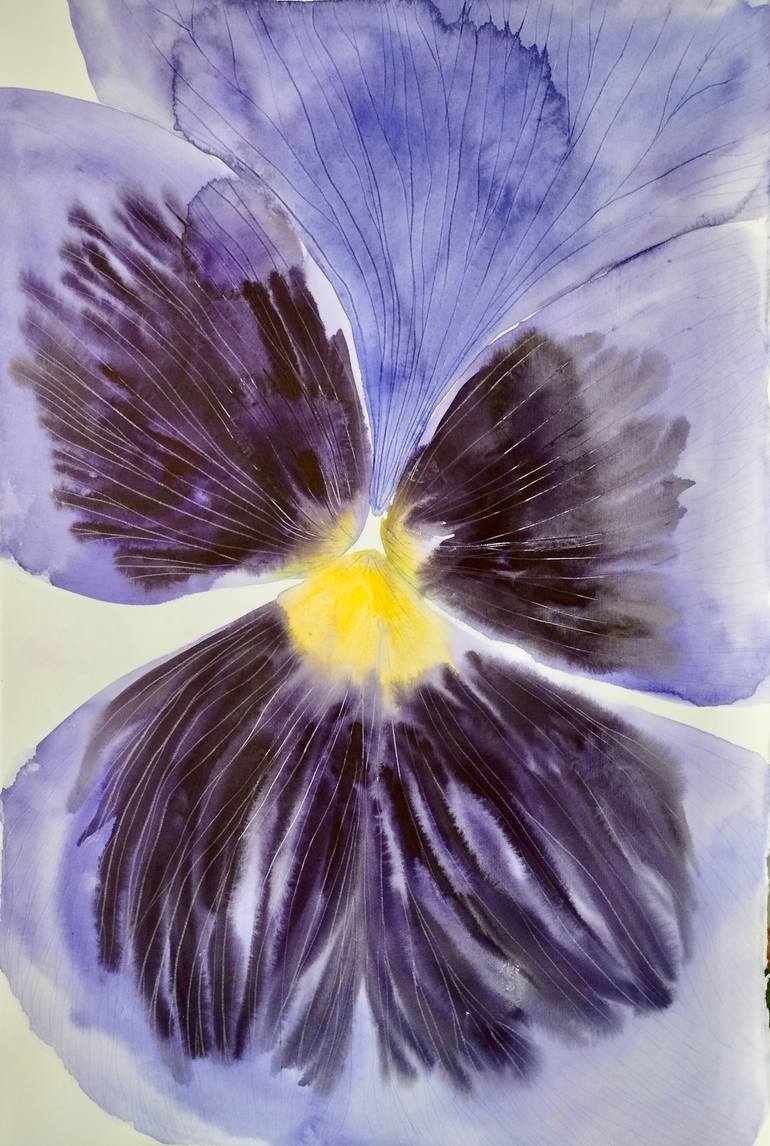 Original Abstract Expressionism Floral Painting by Marija ČOlić