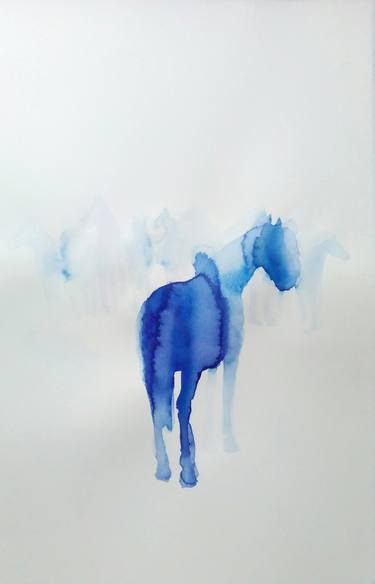Print of Fine Art Horse Paintings by Marija Čolić