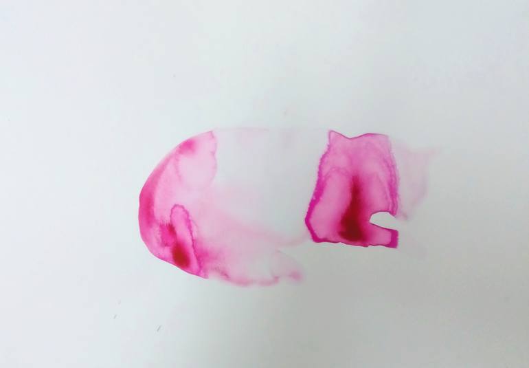 Original Abstract Cats Painting by Marija ČOlić