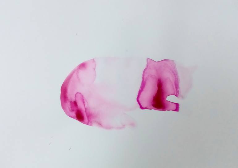 Original Abstract Cats Painting by Marija ČOlić