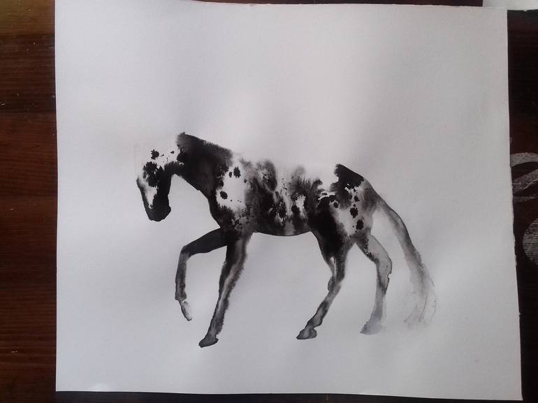 Original Horse Drawing by Marija Čolić