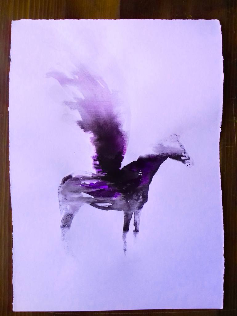 Original Fine Art Horse Painting by Marija Čolić