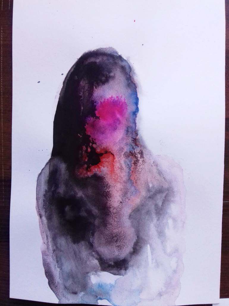 Original Abstract Portrait Painting by Marija Čolić