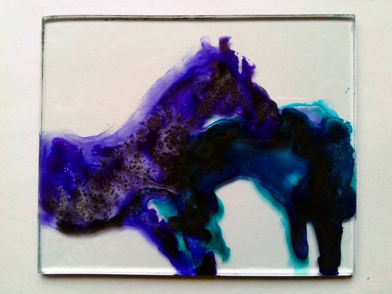 Original Abstract Horse Painting by Marija Čolić