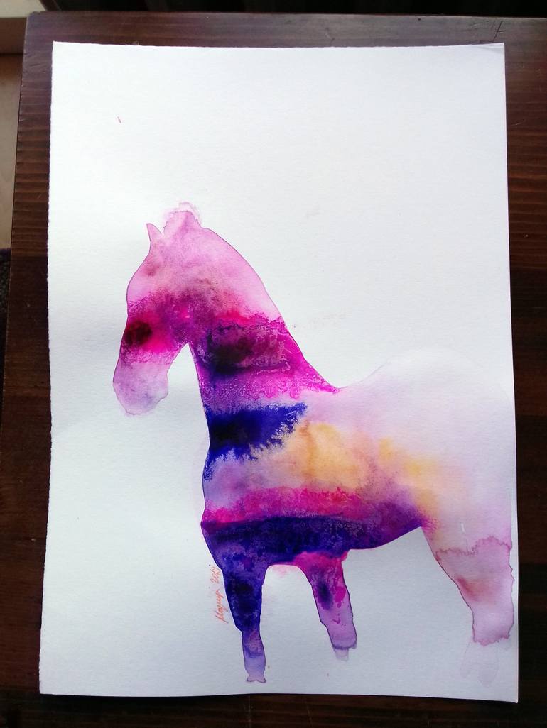 Original Horse Painting by Marija Čolić