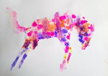 Original Abstract Horse Paintings by Marija Čolić