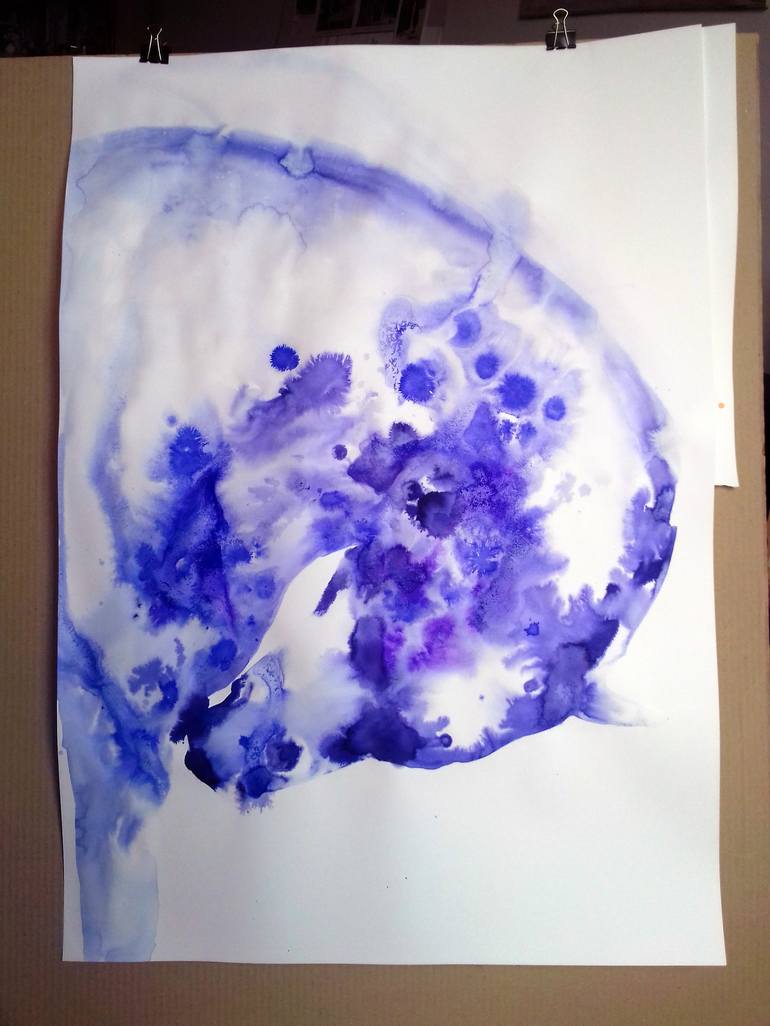 Original Fine Art Abstract Painting by Marija Čolić