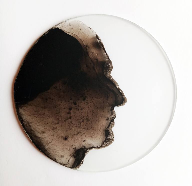 Original People Painting by Marija Colic | Abstract Art on Glass | ...the little piece in me