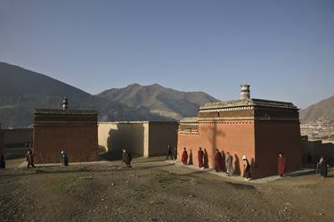 Outside Labrang Monastery thumb