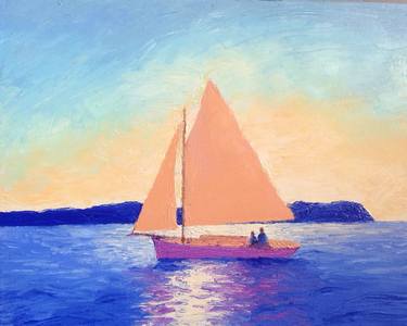 Print of Sailboat Paintings by Aet Paaro