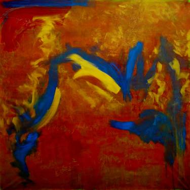 Original Abstract Expressionism Abstract Paintings by Silvana Rolando
