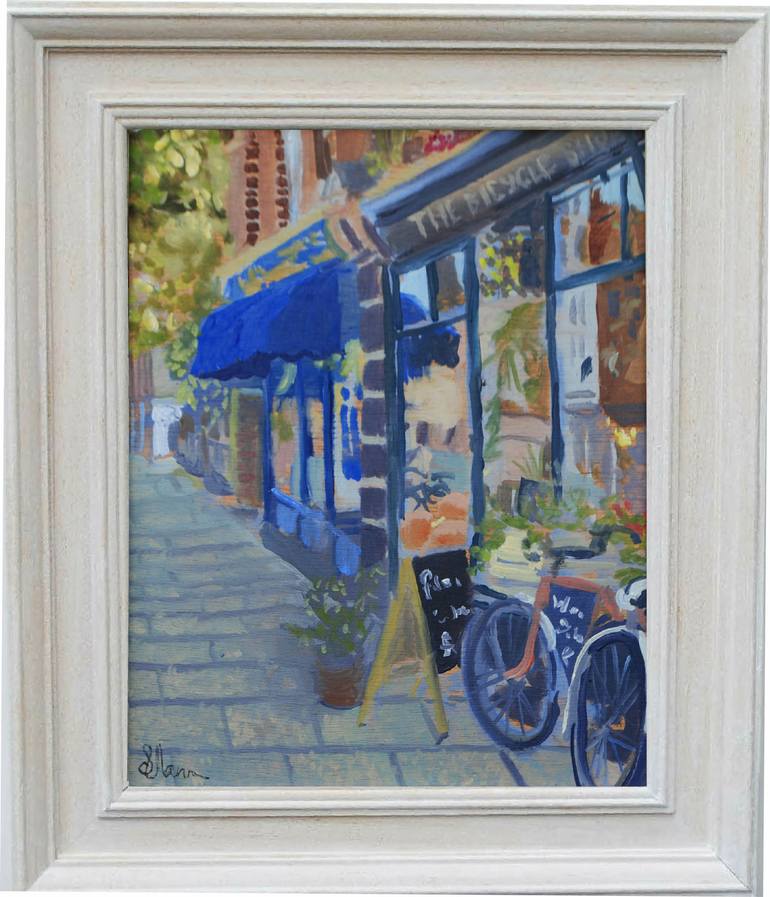 Original Figurative Transportation Painting by Sue Mann