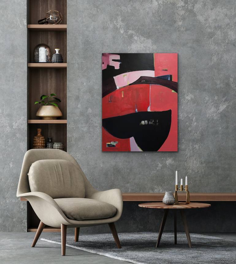 Original Modernism Abstract Painting by Irene Nelson