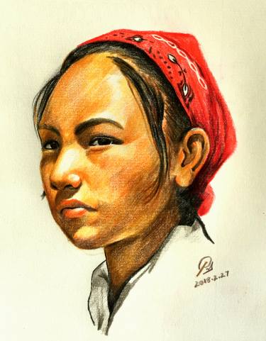 Print of Illustration Portrait Drawings by Prashan Edirisinghe