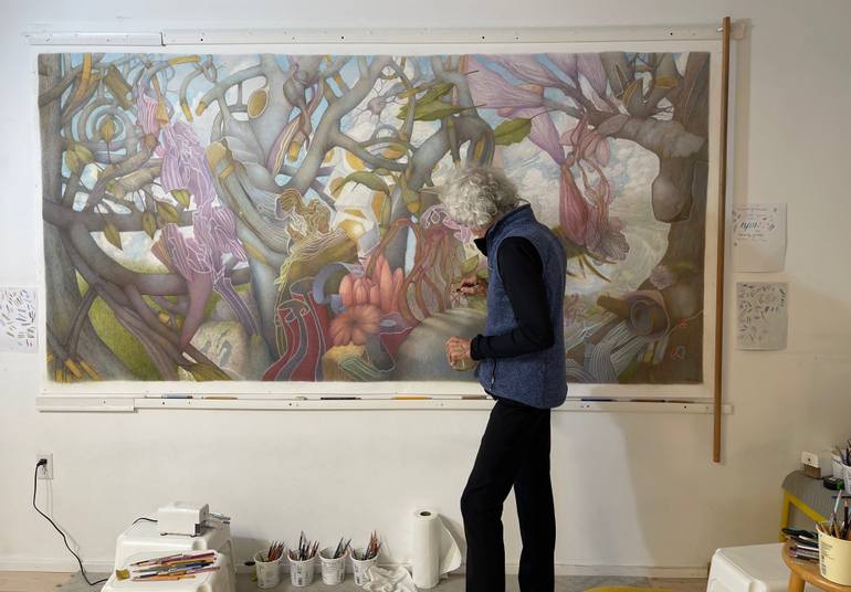 Original Figurative Nature Drawing by Art Venti