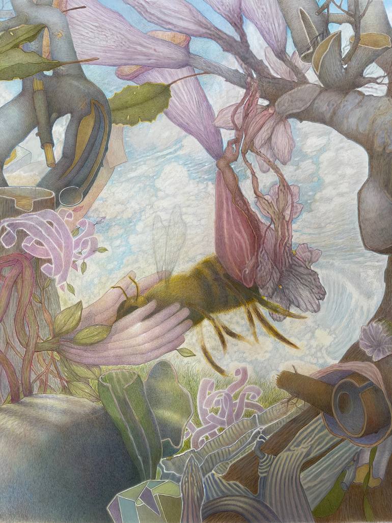 Original Figurative Nature Drawing by Art Venti