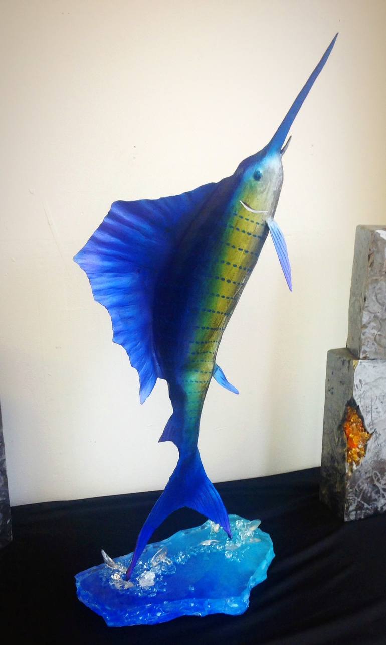 Original Fish Sculpture by Randy Singleton