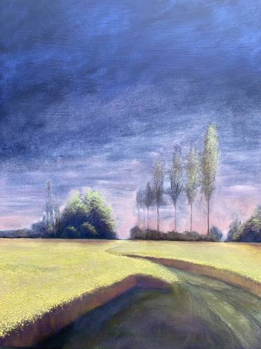 Original Post-impressionism Landscape Painting by Simon Jones