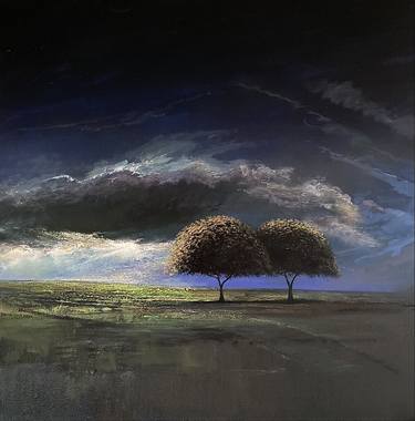Original Surrealism Landscape Painting by Simon Jones