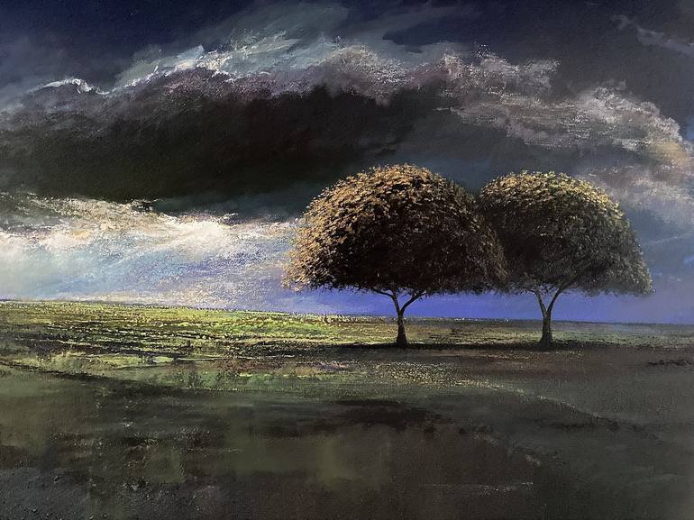 Original Surrealism Landscape Painting by Simon Jones